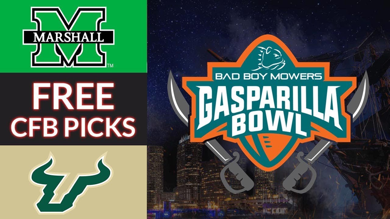 College Football Bowl Picks - Marshall vs. South Florida - Gasparilla ...