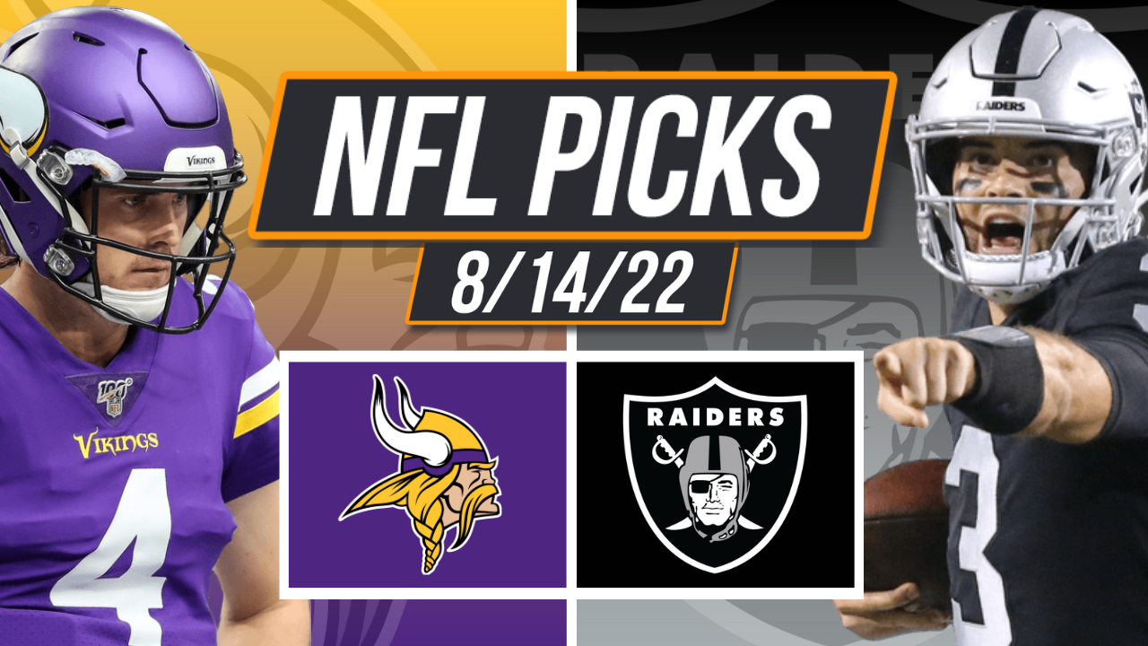 Vikings vs Raiders Picks and Predictions NFL Preseason 2022 Week 1